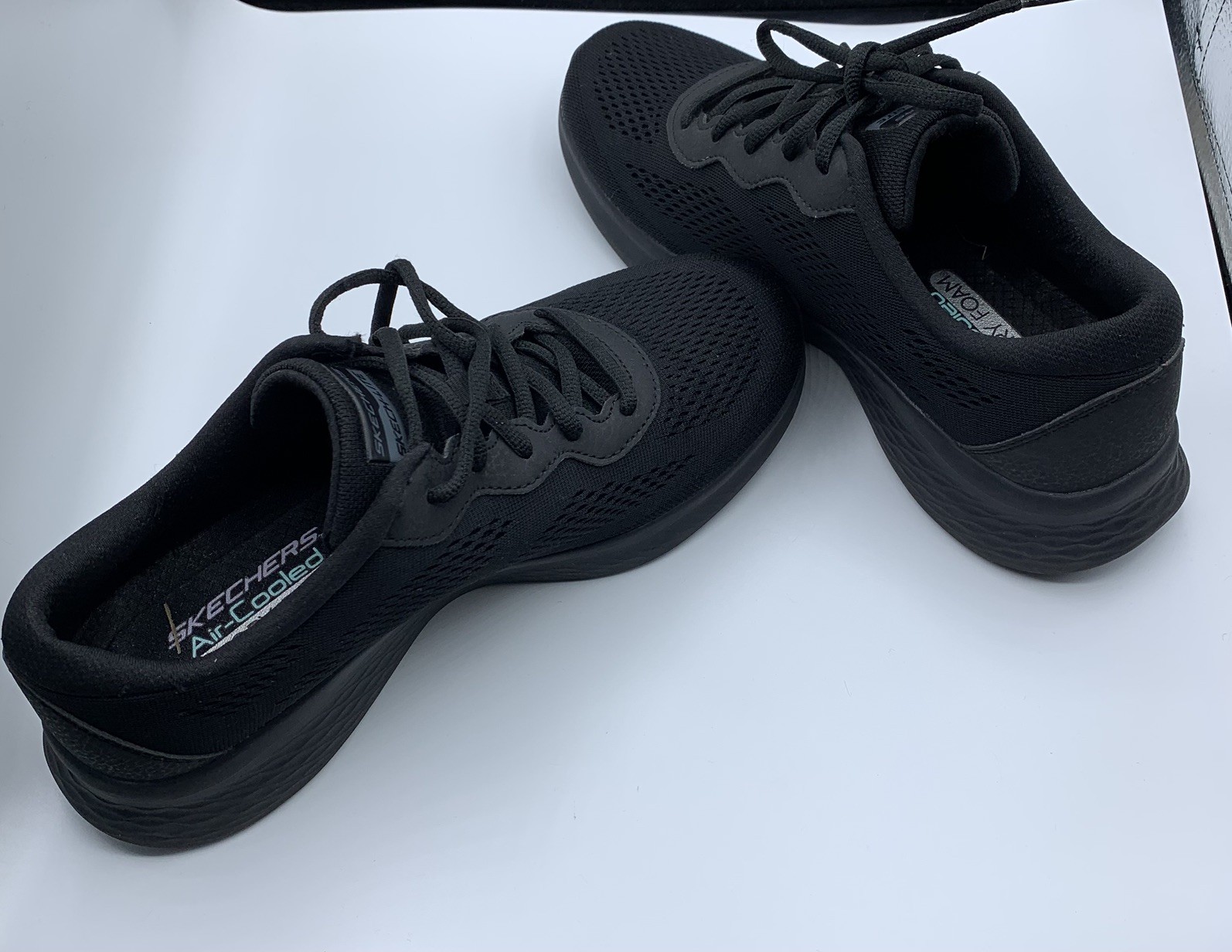 Skechers Skech-Lite Memory Foam Donna N. 38 Nero Scarpe Sneakers Originali