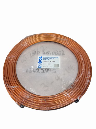 Refrigeration Copper Tubing 1/4" X 50ft iCOOL
