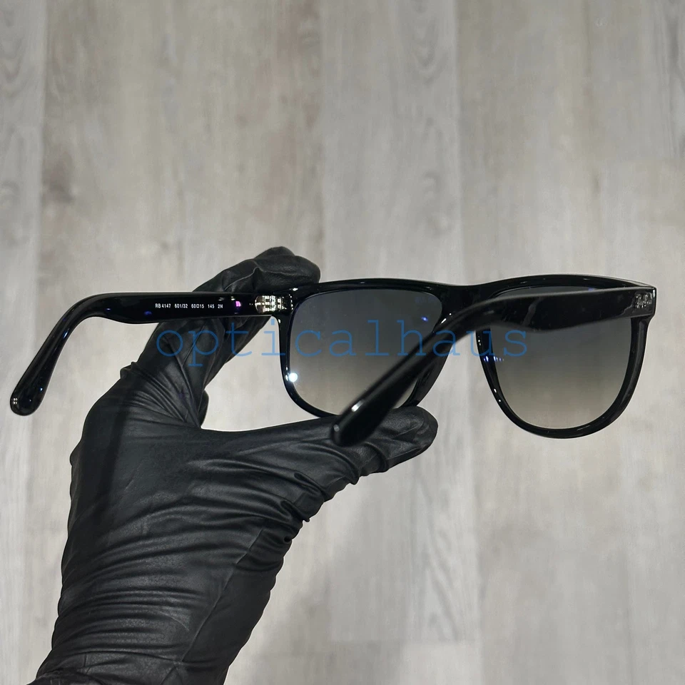 Gafas de sol Ray-Ban Boyfriend negras/grises degradadas 60 mm RB4147 601/32 60-15 145 Foto 4 de 4