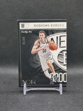 4099G 2018-19 Panini Noir Rookies Association Edition Rodions Kurucs #170 /85