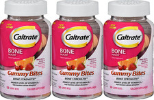 CALTRATE GUMMY BITES Calcium  D 50 ct  3 pack  PHARMACY FRESH --