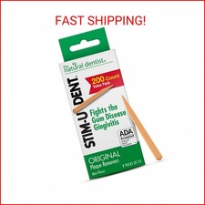 The Natural Dentist Stim-U-Dent Original Plaque Removers 200ct - 8 Packets of 25