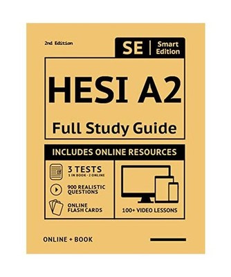 Hesi A2 Full Study Guide 2nd Edition: Complete Subject Review with 100 Video Les