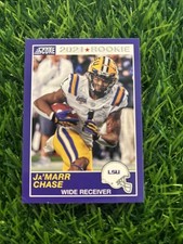 Panini Chronicles Score Retro Rookie Ja'Marr Chase LSU Football Card #62 F59