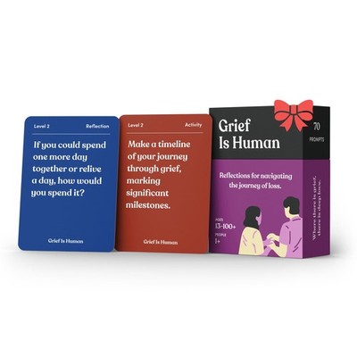 Grief is Human | Family & Friends Conversation Cards for Grieving | 70 Cards ...