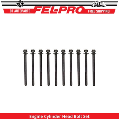 For 1995-1997, 1999-2000 Chrysler Cirrus 2.4L Eng Cylinder Head Bolt Set Fel-Pro