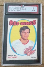 1971-72 O-Pee-Chee #133 Marcel Dionne Rookie Detroit Red Wings KSA 4