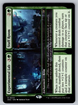 Experimental Lab // Staff Room R Commander: Duskmourn: House of Horror 33 NM