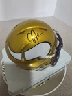 Justin Jefferson Autographed Flash Alternate Mini Helmet Beckett COA