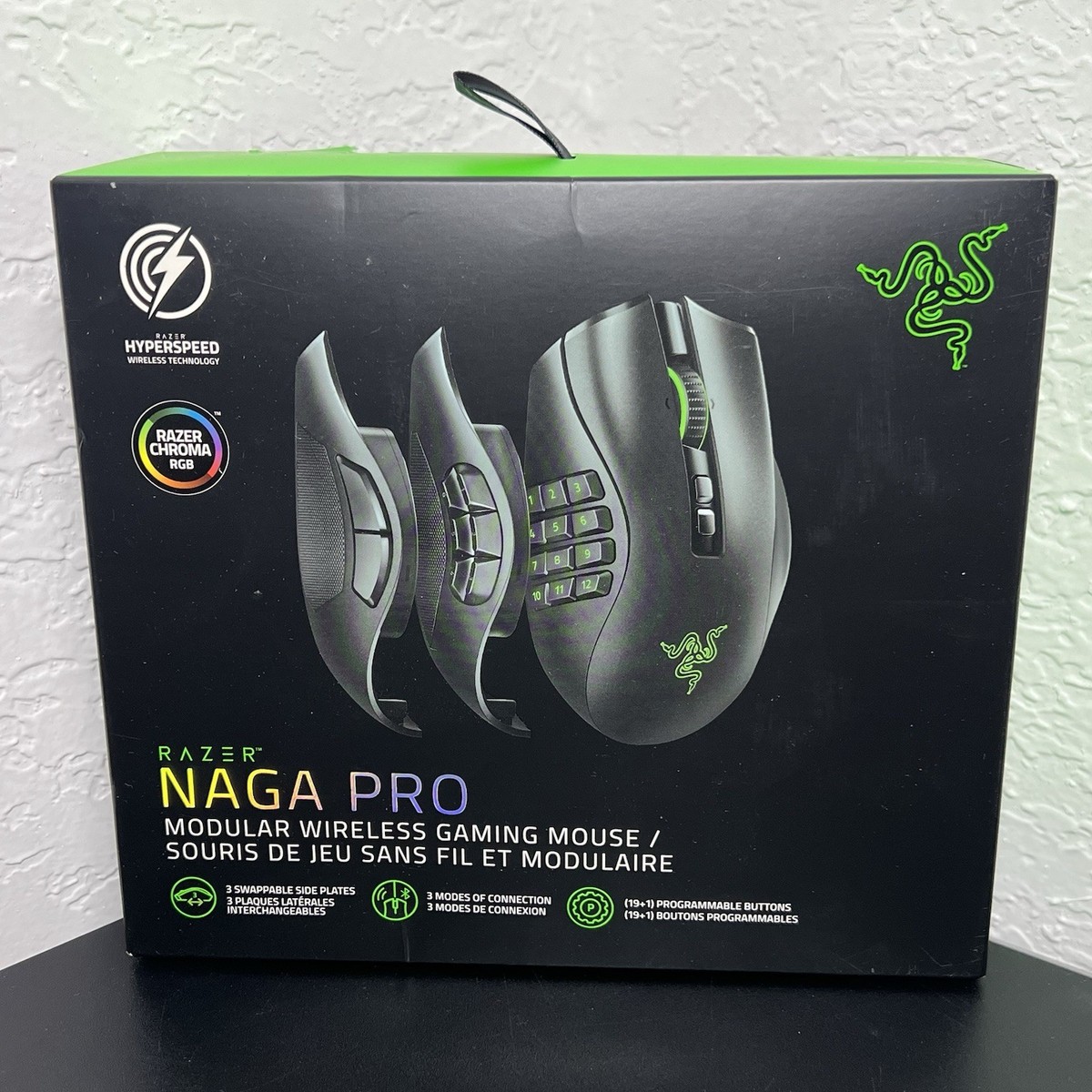 Razer Naga Pro (RZ01-03420100-R3U1) Wireless Gaming Mouse