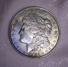 1921 Morgan Silver Dollar , Toning