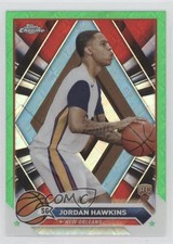 2023-24 Topps Chrome Green Topps Refractor Jordan Hawkins #63 3hd