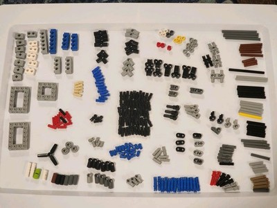 Large Lot of LEGO Technic Parts - 300+ Pieces - Axles, Beams, Pins, & Connectors