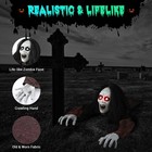 AplusChoice Halloween Zombie Prop Groundbreaker Creepy Sound LED Eyes Yard Decor — photo 6