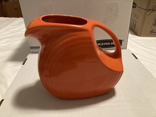 Fiestaware Pitcher Orange/Poppy, Made in USA