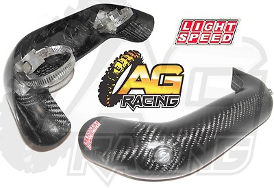 LightSpeed Carbon Auspuff Roost Guard Schild für Honda CRF 450R 09-12 Motocross