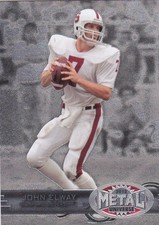 2012 Fleer Retro Metal Universe Football JOHN ELWAY #M-12 STANFORD / BRONCOS QB