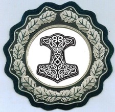 Sceau sceau sceau rune allemand viking païen nordique médiéval symbole Thor timbre en caoutchouc dieux