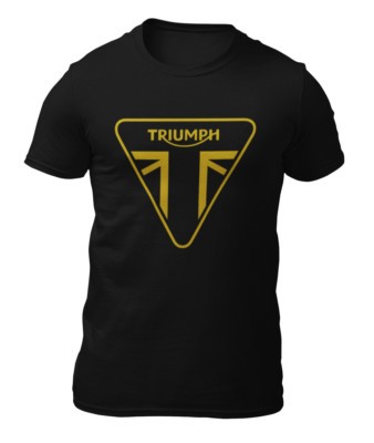 CAMISETA - TRIUMPH LOGO DORADO INGLÉS  - T-SHIRT -