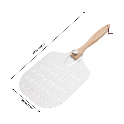 Pizzaschaufel Pizzaschieber Aluminium Pizzaheber Pizzaofen Ergonomische Griff - Bild 9 von 19