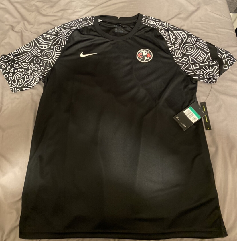 New Club America Mexico Nike black training XL jersey Aztec 2020 rare deadstock