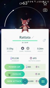 Details About Pokemon Go Shiny Alolan Rattata Registered Trade