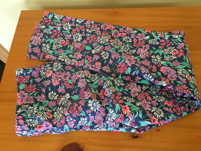 NWT Oshkosh Flowers Leggings Girls Blue
