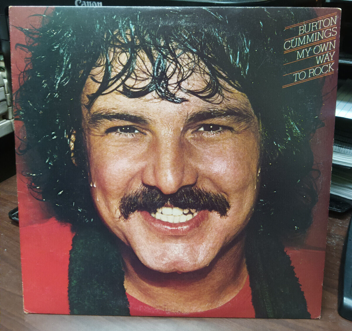 MY OWN WAY TO ROCK BURTON CUMMINGS LP PR 34698 (Album, 1977, CBS