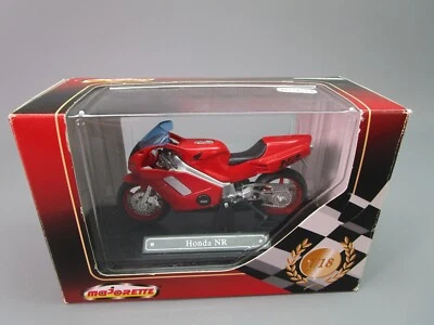 AW634 MAJORETTE 1/18 1:18 MOTO HONDA NR ROUGE REF - - Photo 1/4