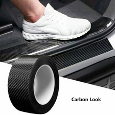 3M Carbon Fiber Car Sticker Anti Scratch Tape Film Door Sill Bumper Protector UK