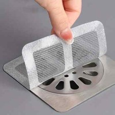 Disposable Hair Catchers for Shower Mesh Shower Drain Covers Filter Mesh Sticker
