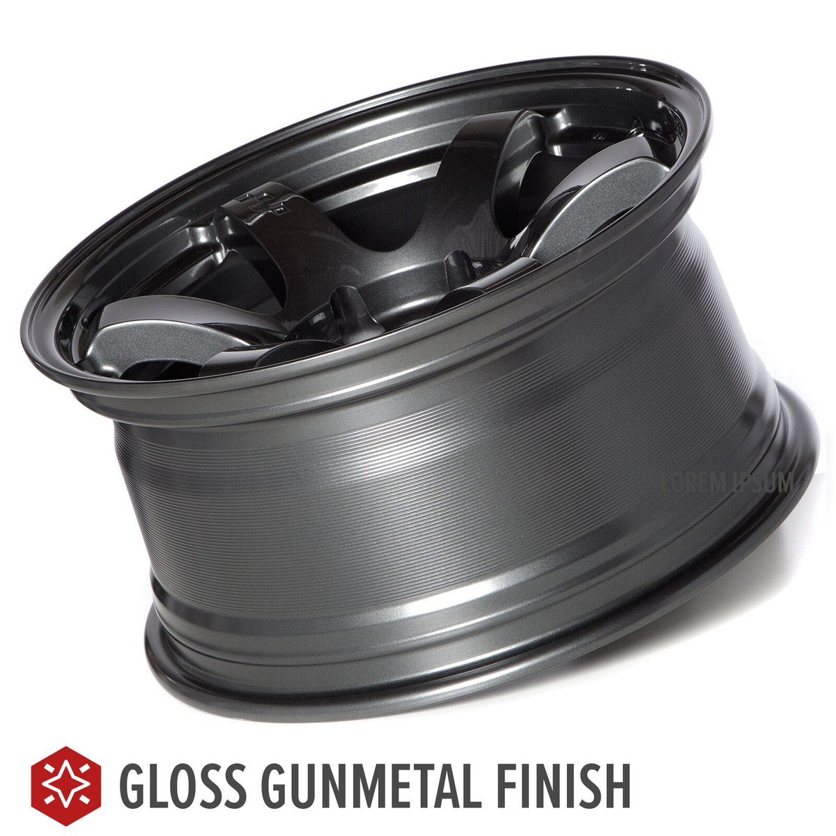 Circuit Offroad Steller 17x8.5 6x139.7 6x5.5 Gunmetal Wheels