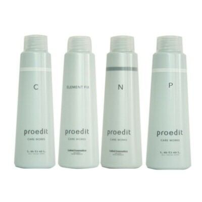 LebeL Professional Edit Care Works C,E,N,P 4Peaces Set 150ml each Hair care