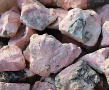 Rhodonite from Peru- Large Rough Rocks for Tumbling - Bulk Wholesale options