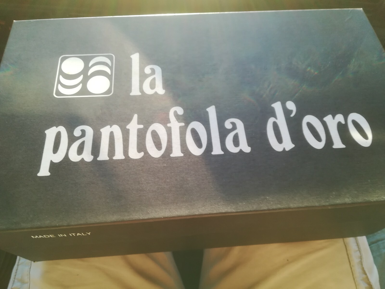 PANTOFOLA D’ORO Nuovo PANTOFOLA D'ORO Scarpe 38 Nero Vintage Calcio football schoes made Italy