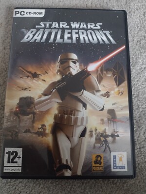 STAR WARS BATTLEFRONT 1 - PC CD - 2004 LUCASARTS FPS - INKL. GRATIS JEDI OUTCAST CD