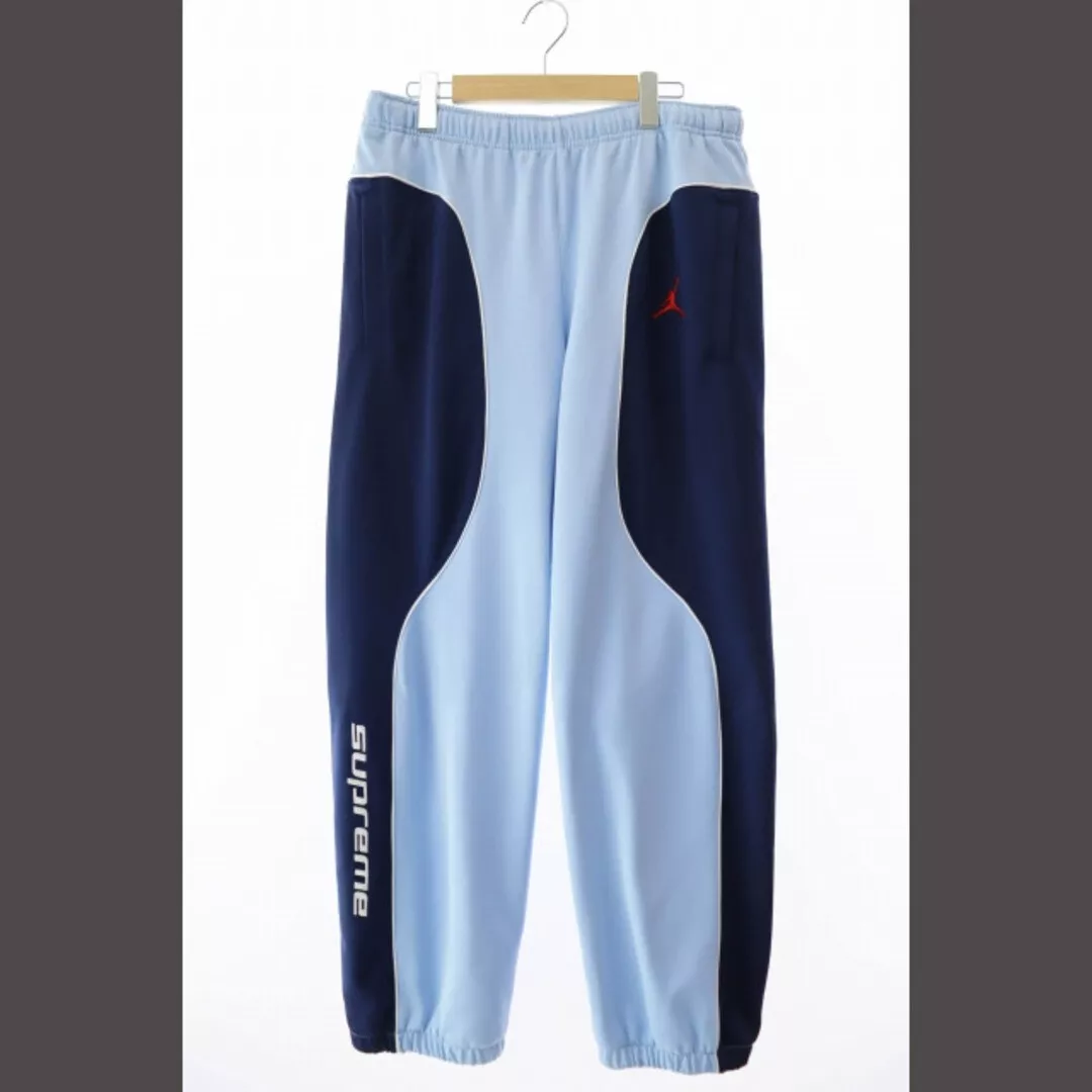 Pantalon de survêtement Supreme x Nike 24AW Jordan Tricot M bleu vêtements vintage vecteur occasion