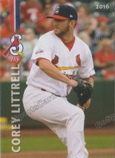 2016 Springfield Cardinals Corey Littrell RC Rookie St Louis