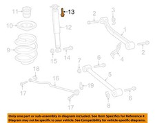 CHRYSLER OEM 18-20 Wrangler Suspension Components-Shock Upper Bolt 6105106AA