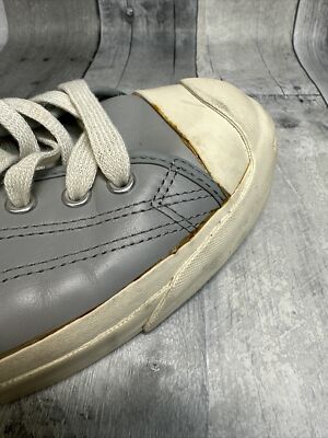 Converse Jack Purcell Vented Men's 11.5M Sneakers Gray Low