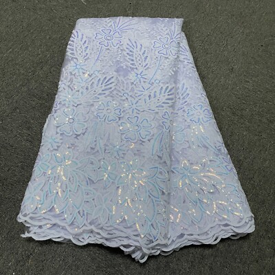 African Fabric Tulle Lace Fabric Sequins Swiss Voile Lace Women Dresses 5 Yards | eBay African Fabric Tulle Lace Fabric Sequins Swiss Voile Lace Women Dresses 5 Yards | eBay