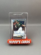 2021 1st Bowman Chrome Auto Jordan Diaz #CPAJDI Oakland Athletics Rookie