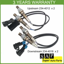 4PCS Upstream Downstream Oxygen Sensor For GMC Sierra 1500 Chevy Silverado 99-02