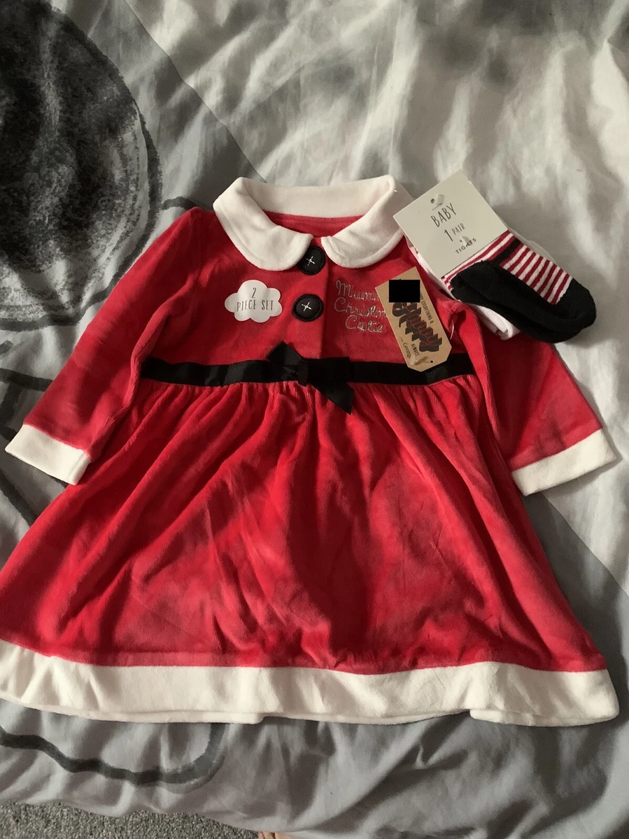 Brand New With Tags Asda George Christmas Dress Age 6 9 Months
