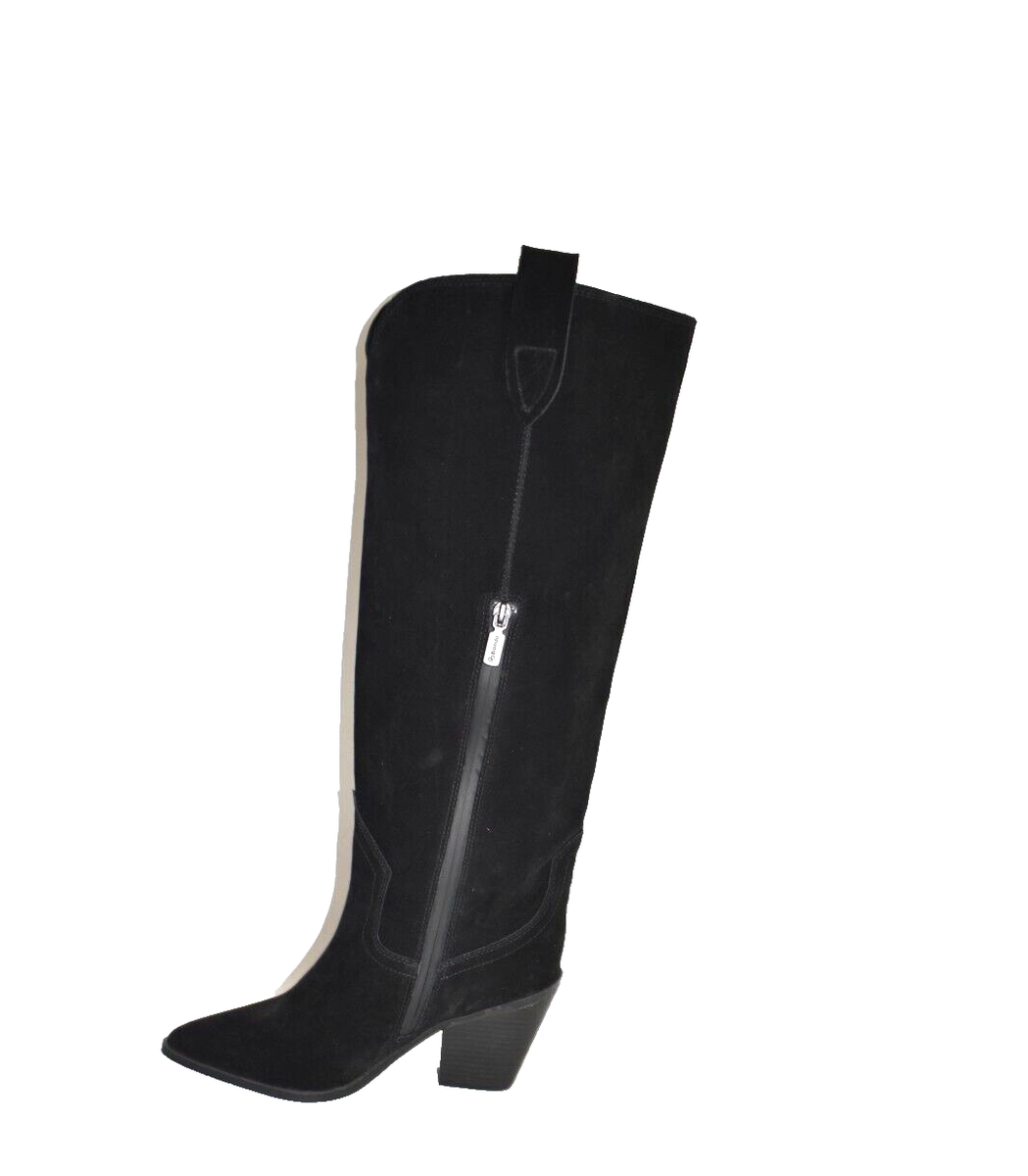 Blondo Wylde Waterproof Pointed Toe Boot Black Suede Size 11 