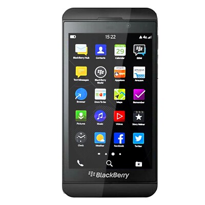 BlackBerry Z10 BBM BBOS Kamera Smart Cellular Handy entsperrt Handy schwarz 16GB