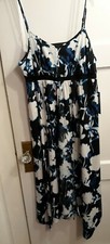 Vera  Wang Simply Vera spaghetti strap dress Indigo Touch  size Medium NWT