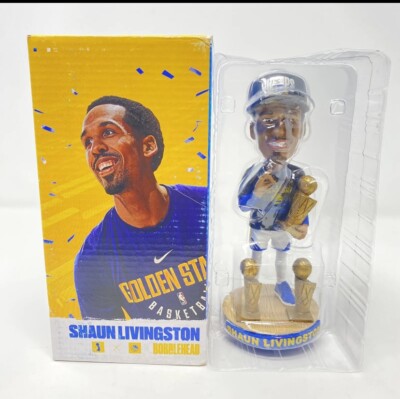 Golden State Warriors Shaun Livingston Bobblehead 3x Champion Back