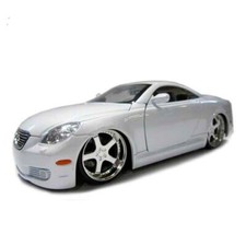 50989 Jada Dub City Lexus Sc430. 124 Scale. Silver Color Wmaya Rims