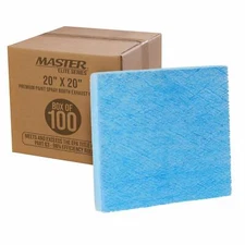 Spray Booth Paint Arresstor Filter Panel 20" x 20", Box of 100 - Auto Car